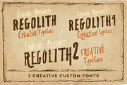 Regolith, a Script Font by Cruzine (Thumbnail 3 of 5)
