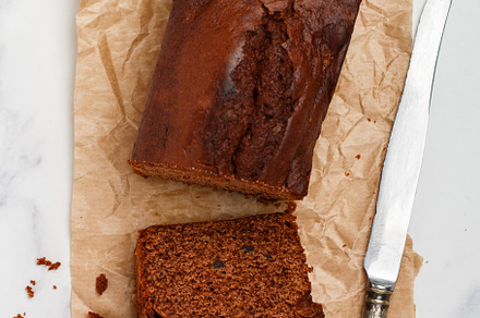 banana chocolate loaf. Pound cake