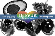 Fruit Brushes - Vol 2, a Brush Add-On by PixieSparks (Thumbnail 1 of 3)