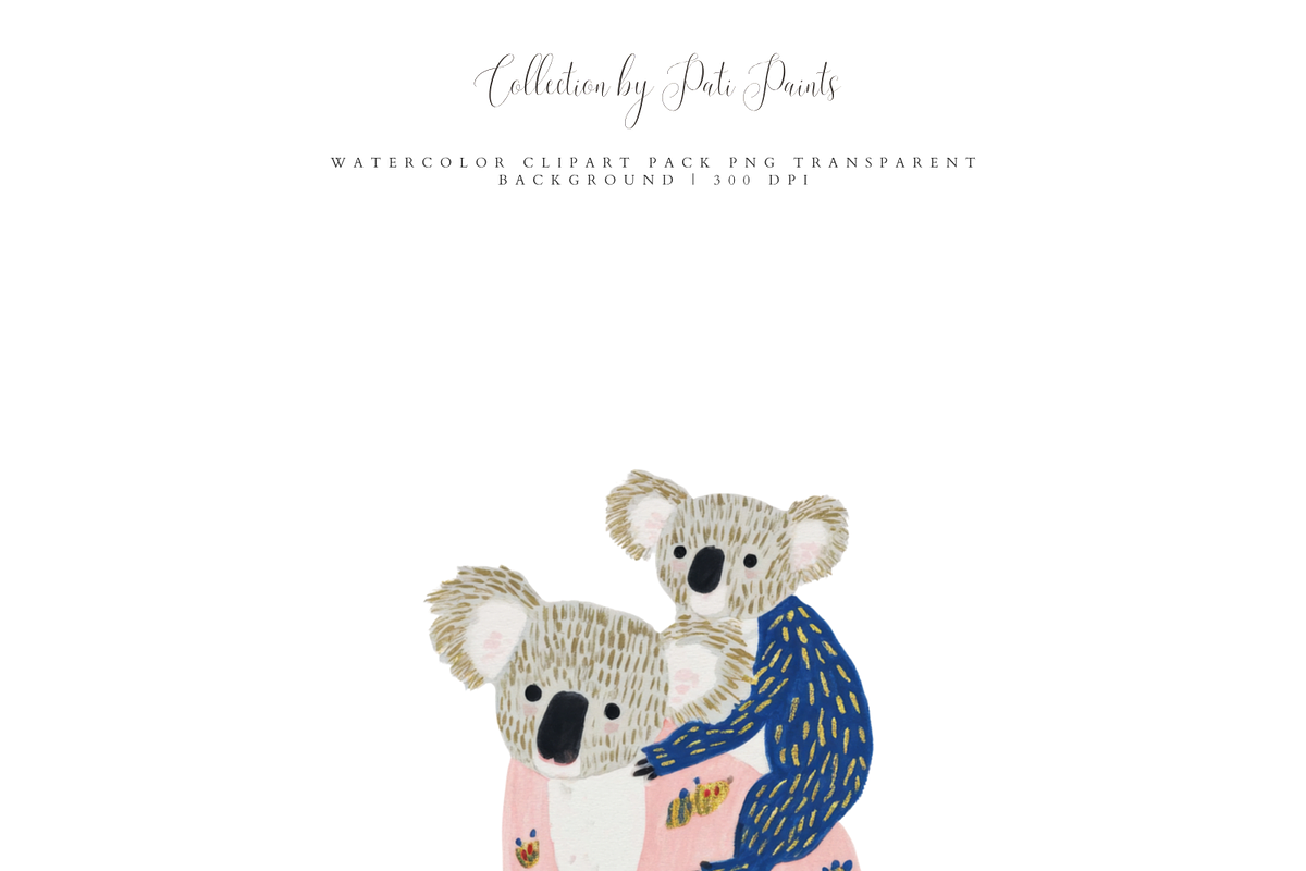 Aussie Clipart Set, a Decorative Illustration by Pati Paints (Photo 5 of 12)