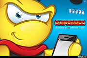 Super Bee Character - Set 2, an Illustration by DesignWolf (Thumbnail 1 of 2)
