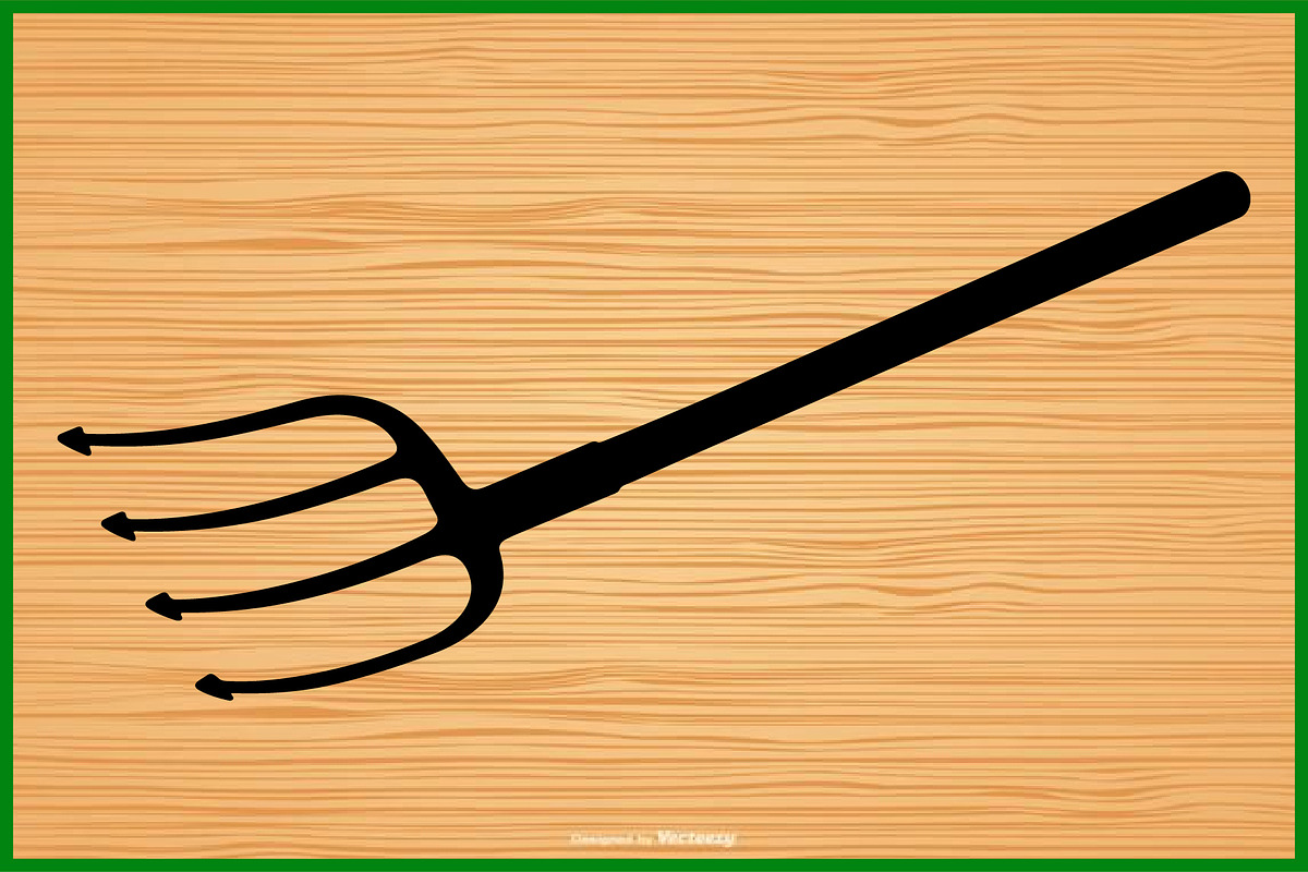 17 Farm Tool Pitchfork Silhouette Bu, an Illustration by Creativeshirt (Photo 4 of 4)