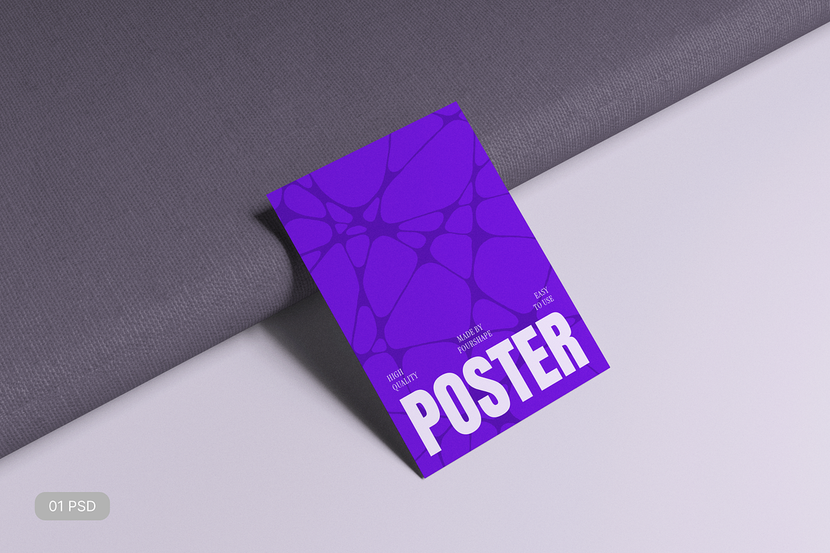 Poster Mockup, an Advertising Mockup by Fourshape (Photo 1 of 4)