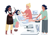Beauty and spa characters bundle, a Person Illustration by IMG visuals characters (Thumbnail 16 of 21)