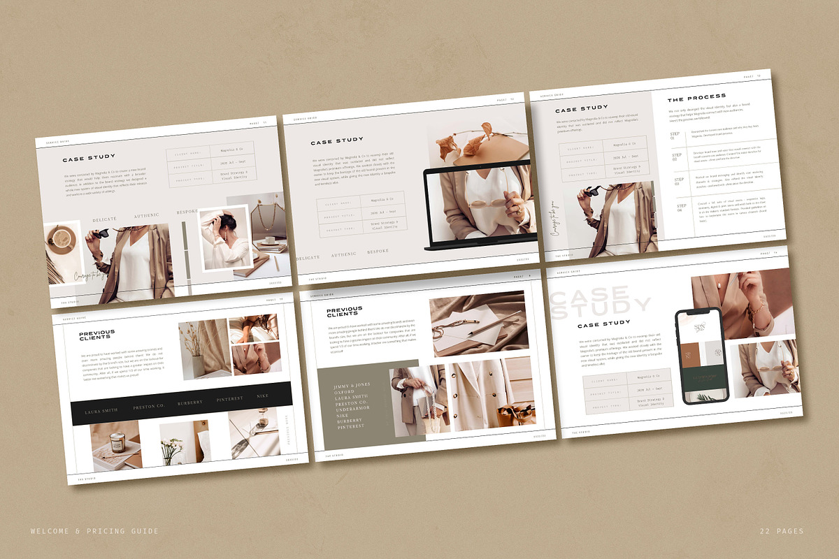 Studio Client Welcome & Pricing Kit, a Templates & Theme by AndrewPixel