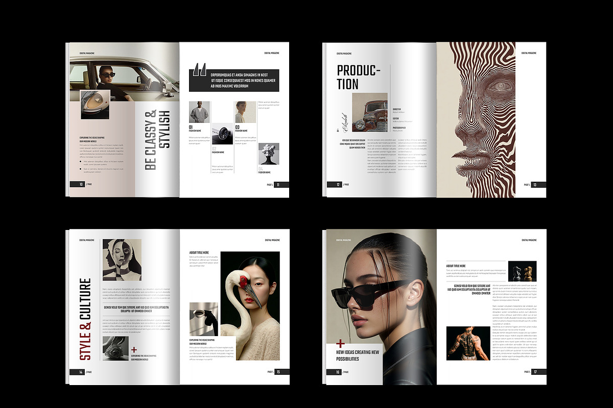 Magazine Template | Canva Layout, a Magazine Template by Spark_Creative (Photo 13 of 14)