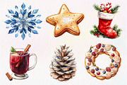 Happy Holidays Christmas Clipart, an Illustration by Dream Creation (Thumbnail 3 of 7)