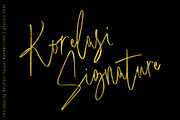 Korelasi - Casual Signature, a Handwritten Font by tebaltipislab (Thumbnail 1 of 9)