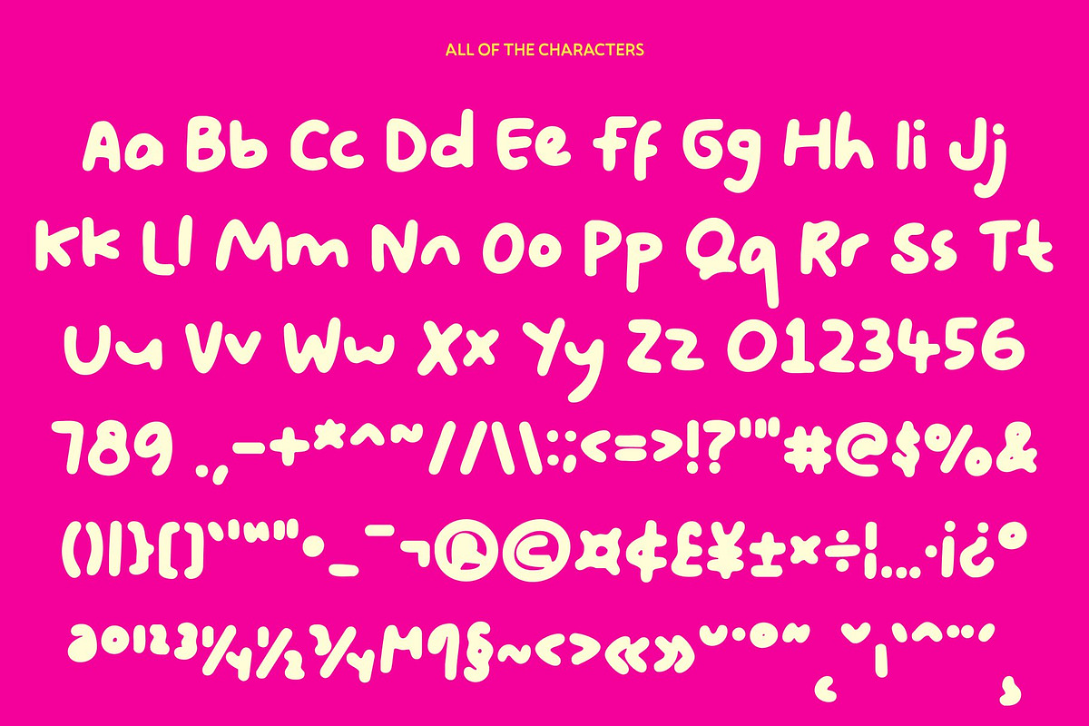 CS Marylin Drawn, a Handwritten Font by Craft Supply Co. (Photo 8 of 8)