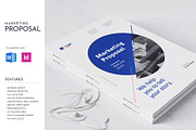 Marketing Proposal | InDesign, Word, a Brochure Template by BrochuresFactory (Thumbnail 1 of 12)