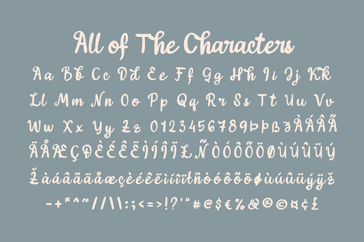 CS Nelida - Summer Bold Script Font, a Script Font by Craft Supply Co. (Photo 8 of 8)