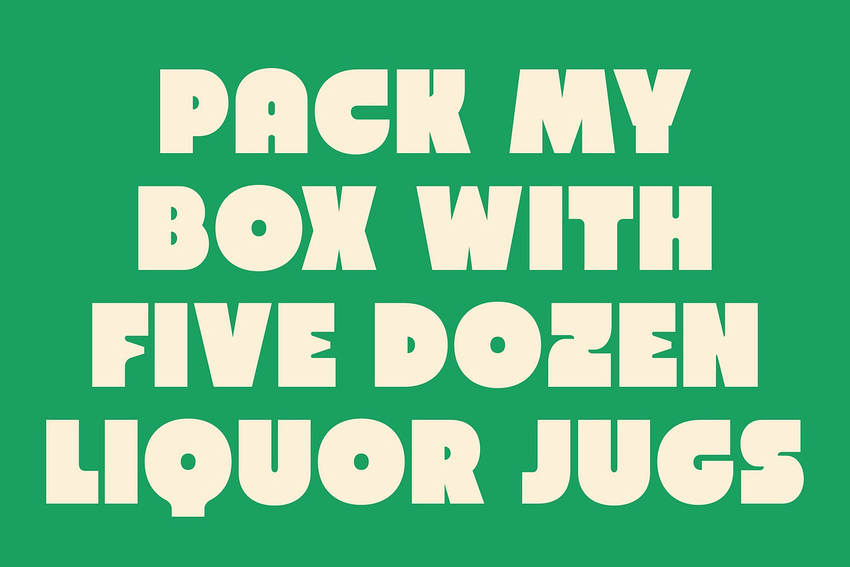 CS Gilon – Chunky Sans Font, a Sans Serif Font by Craft Supply Co. (Photo 5 of 8)