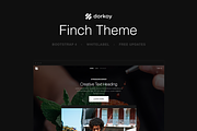 Finch Theme, a Bootstrap Template by Dorkoy Themes (Thumbnail 1 of 4)
