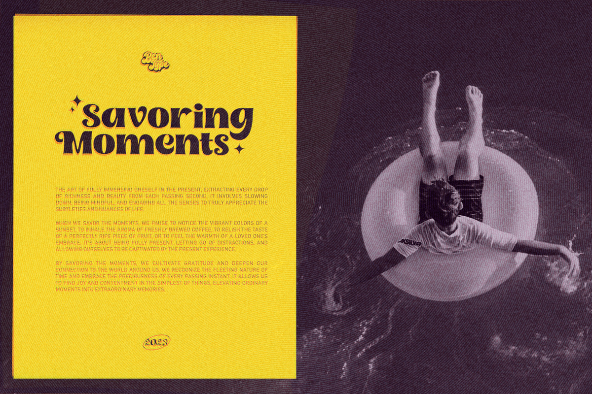 Baxik - Fat Funk Font, a Sans Serif Font by Bentype Studio (Photo 8 of 8)