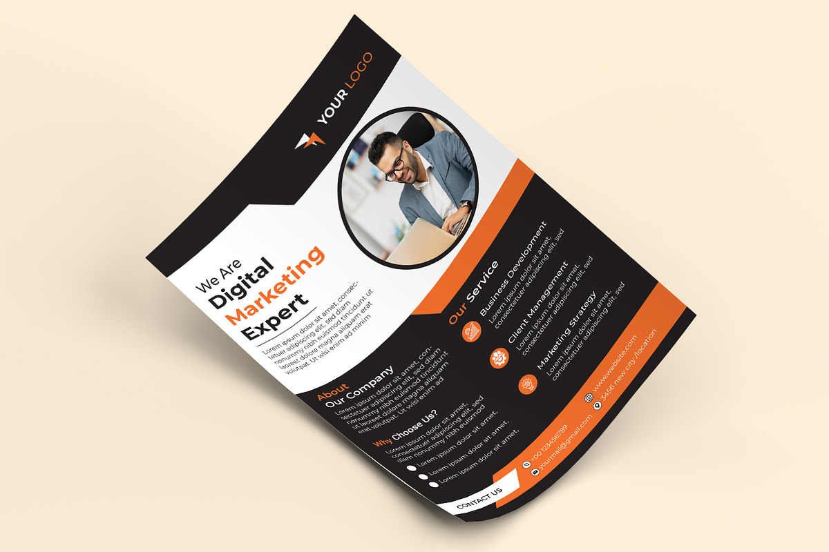 Corporate Business Flyer Template, a Flyer Template by Sharifull11 (Photo 3 of 3)
