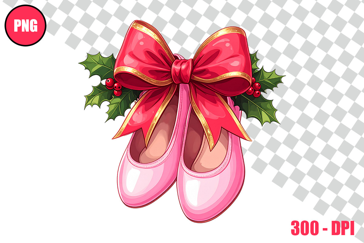 Christmas Ballet Slippers Cliparts, a Person Illustration by taramija (Photo 5 of 26)