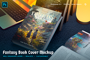 Fantasy Book Cover Mockup, a Books & Magazine Mockup by Weirdsgn Store (Thumbnail 1 of 4)
