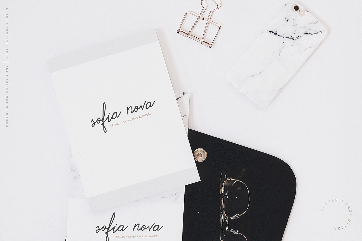 Phoebe Moon Font | Fresh Organic, a Script Font by Feather & Sage Design (Photo 24 of 24)