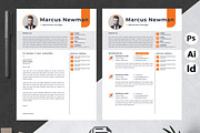 Minimal Resume Design, a Resume Template by Attractive Resume (Thumbnail 3 of 3)