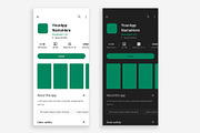 Google Play App Mockup PSD, a Social Media Template by Dilshod Sobirov (Thumbnail 1 of 5)