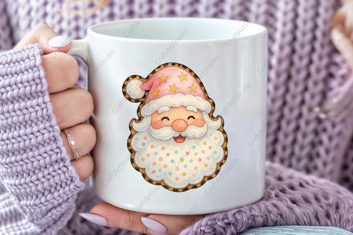 Preppy Santa Christmas PNG, an Illustration by CraftArtStudio (Photo 3 of 4)