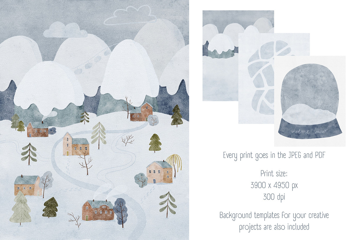Winter Wonderland | Illustrations, a Decorative Illustration by OkPen (Photo 3 of 13)