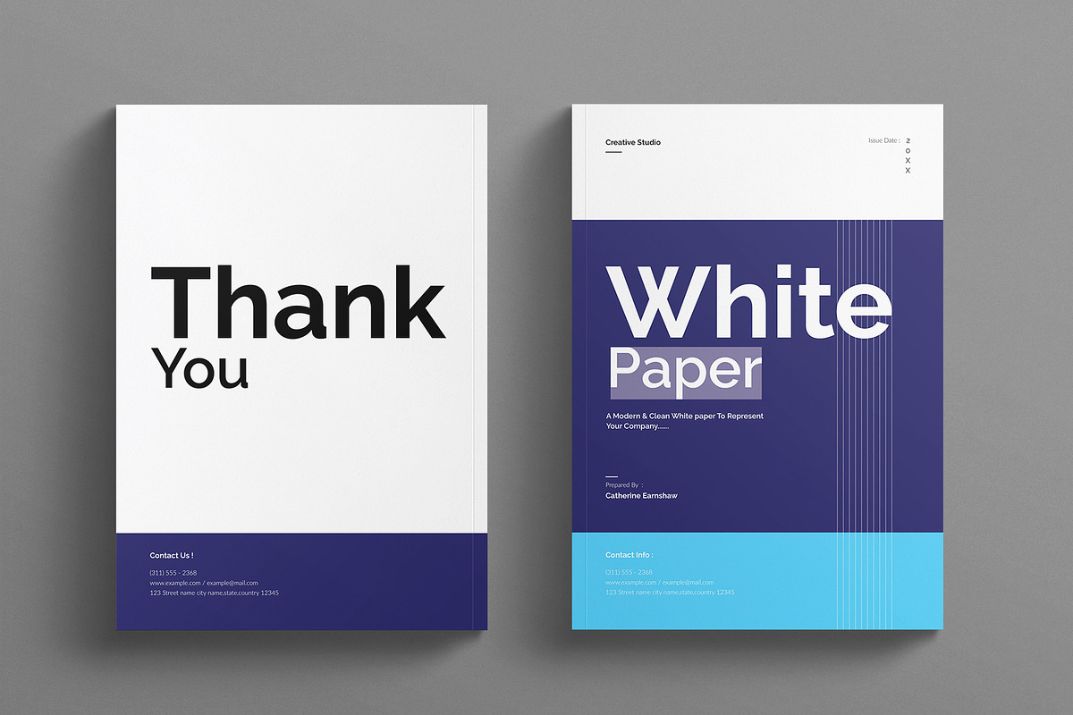 White Paper Template, a Brochure Template by E-Type (Photo 7 of 7)