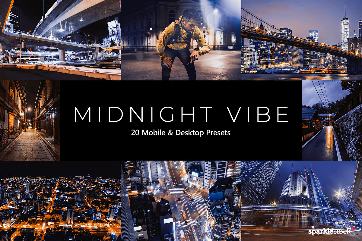 20  Midnight Vibes LR Presets, a Preset Add-On by SparkleStock (Photo 1 of 9)
