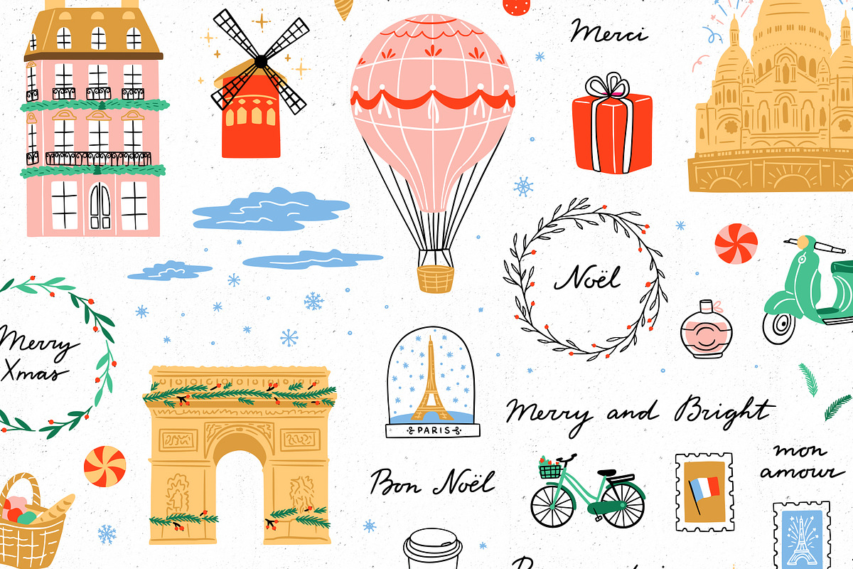 Christmas In Paris, an Illustration by Redchocolate (Photo 3 of 7)