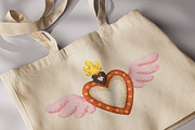 Vintage sacred Mexican hearts set, a Decorative Illustration by Good Studio (Thumbnail 8 of 10)