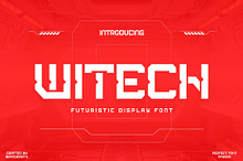 Witech - Futuristic Display Font