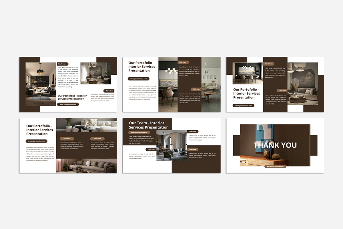 Interior Services - Google Slides, a Presentation Template by QR Design Studio (Photo 3 of 3)