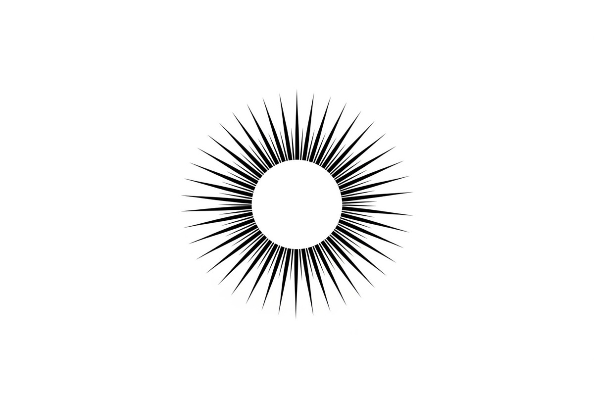 Sunburst Rays Vector Bundle Bundle, an Illustration by yasushie (Photo 2 of 31)