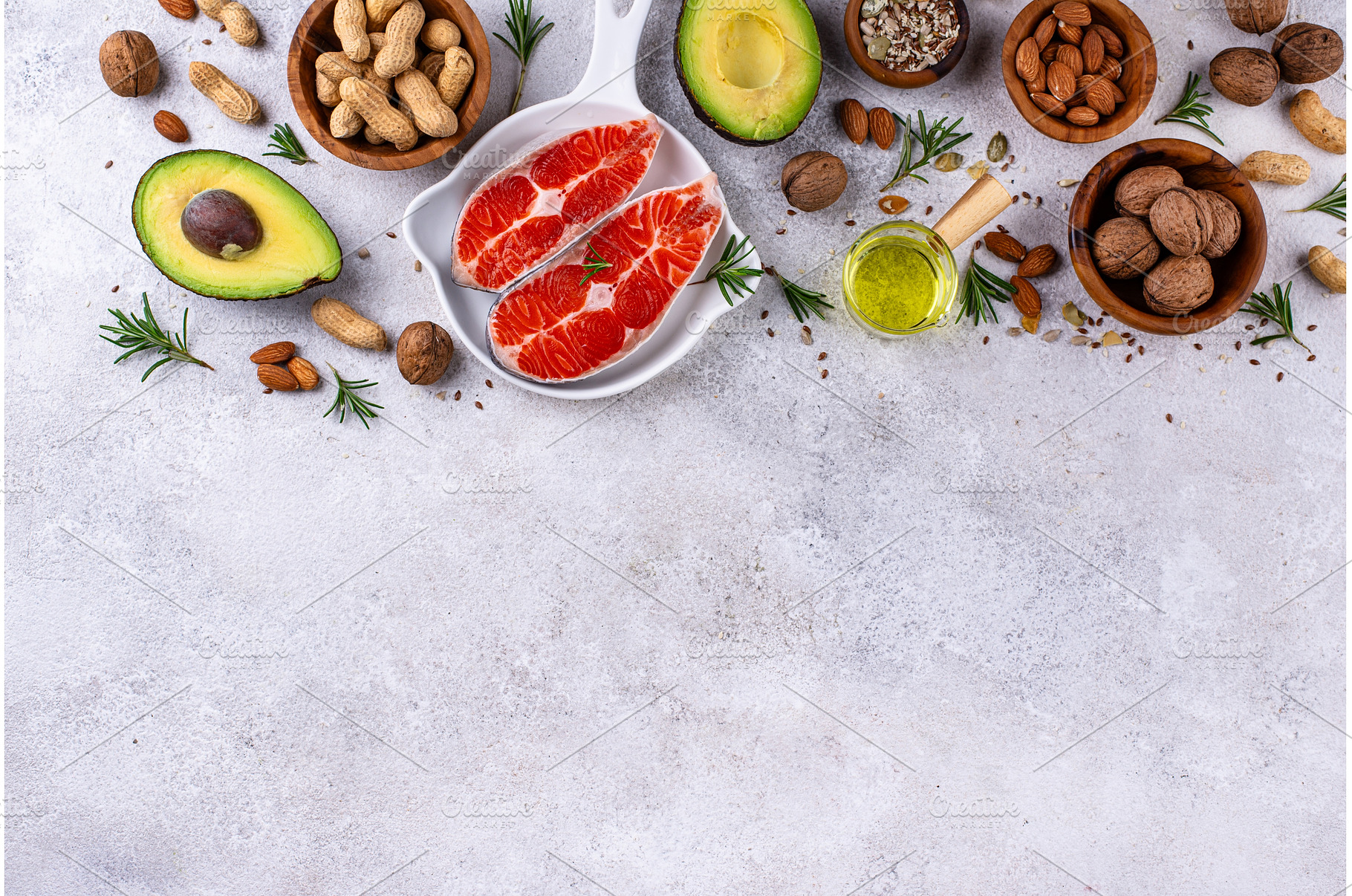 Healthy fat concept. Product with, a Food & Drink Photo by Yulia Furman