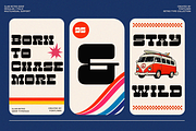 Incline – Retro Groovy Slab Serif, a Slab Serif Font by Font Liner (Thumbnail 2 of 11)