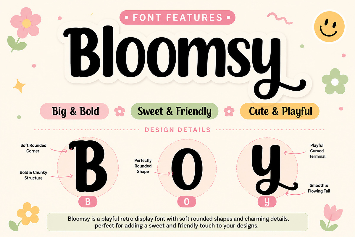 Bloomsy, a Script Font by Wow Magic (Photo 4 of 6)