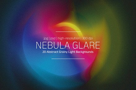 Nebula Glare | Grainy Backgrounds