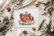 Christmas Holiday Vintage Collection, a Seasonal Illustration by Jenny Quince (Thumbnail 8 of 12)