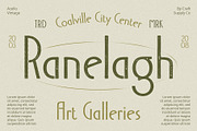 Acello Vintage, a Sans Serif Font by Craft Supply Co. (Thumbnail 4 of 8)