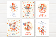 Hygge Christmas Watercolor Set, an Illustration by Lumitar (Thumbnail 5 of 9)