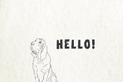 Hand Drawn Dog Breeds Vector 1, an Animal Illustration by Seaquint (Thumbnail 3 of 3)