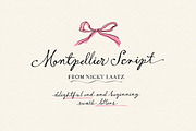 Montpellier Script, a Script Font by Nicky Laatz (Thumbnail 1 of 21)