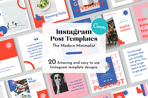 Modern Minimalist Instagram Template