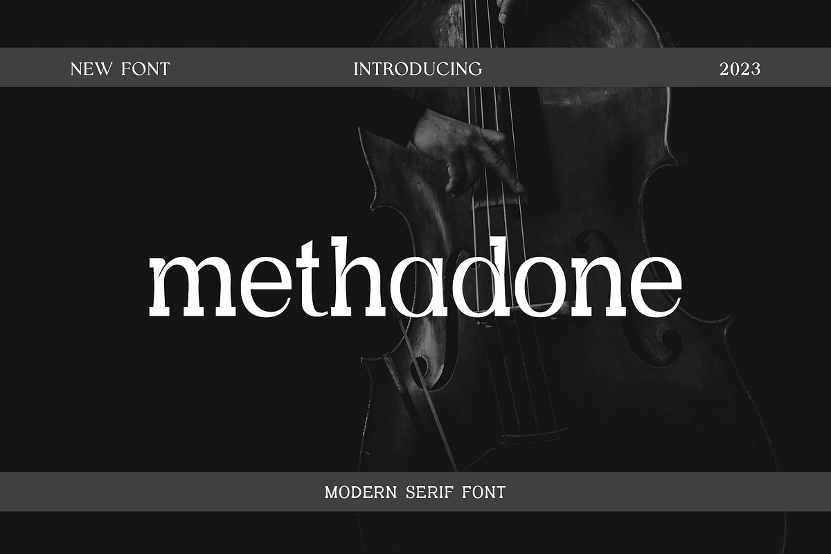 Methadone Modern Serif Font, a Serif Font by UICreative (Photo 1 of 13)