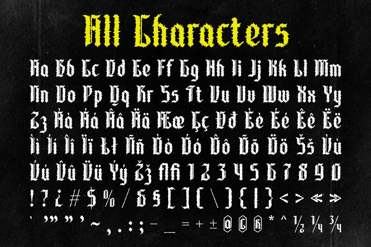 CS Baxter – Blackletter Font, a Blackletter Font by Craft Supply Co. (Photo 8 of 8)