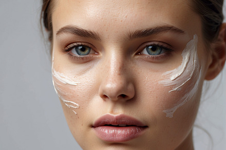 12 skin care model portraits