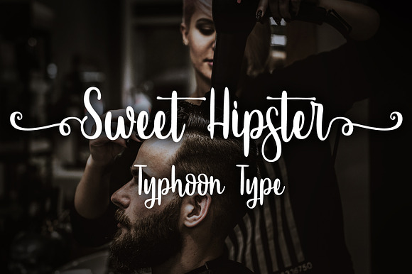 Sweet Hipster font preview 3
