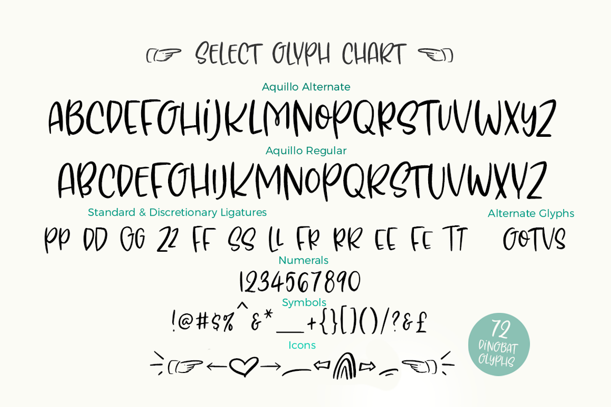 Aquillo, a Sans Serif Font by KLUGE+CO (Photo 9 of 14)