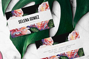 Florals Business Card Template, a Business Card Template by Emaholic Template (Thumbnail 3 of 4)