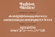 Fashion Modish / Vintage Letterpress, a Font by typeline studio (Thumbnail 16 of 17)